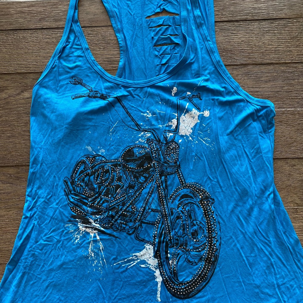 (3 for $22) Liberty ladies biker shirt 3xl